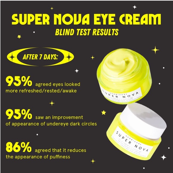 🆕 Herbivore Super Nova 5% THD Vitamin C + Caffeine Brightening Eye Cream - Picture 4 of 8